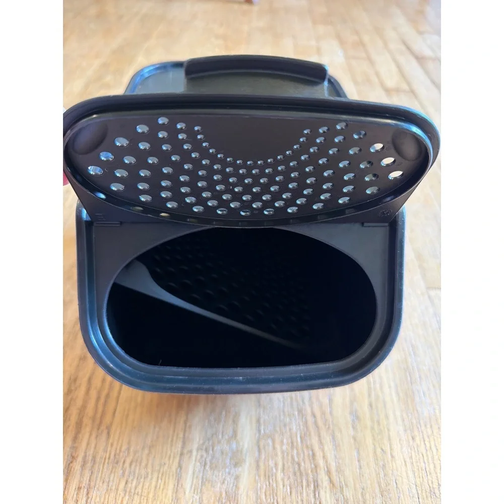Tupperware Potato Onion Smart Container 8L Black Ventilated Pantry Storage